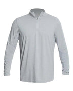 ANETIK Men's Low Pro Quarter-Zip Pullover - Alloy Heathered