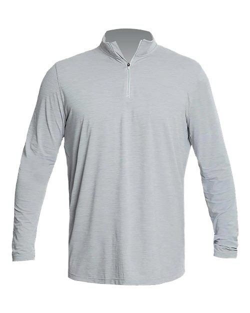 ANETIK Men's Low Pro Quarter-Zip Pullover - Alloy Heathered