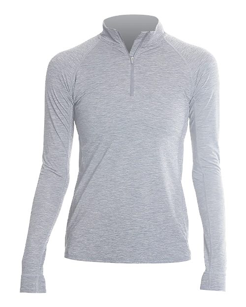 ANETIK Women's Flight Tech Quarter-Zip Pullover - Alloy Heathered