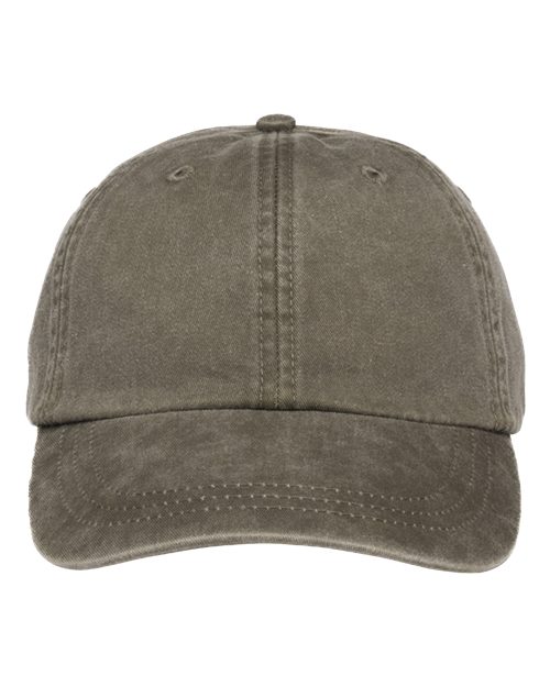 Adams Headwear Optimum Pigment-Dyed Dad Hat - Olive