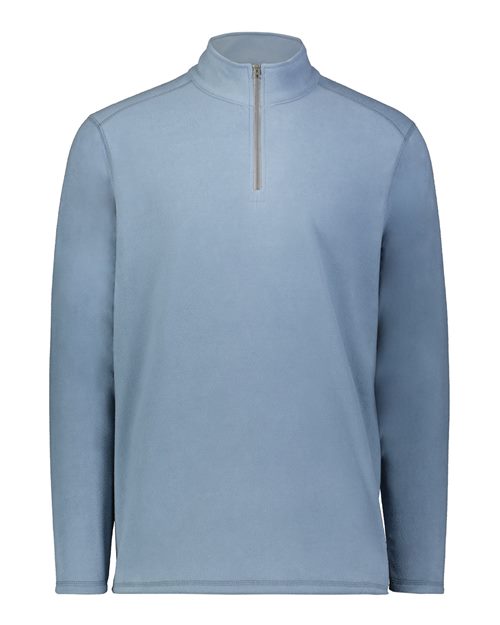 Augusta Sportswear Unisex Eco Revive™ Micro-Lite Fleece Quarter-Zip Pullover - Storm