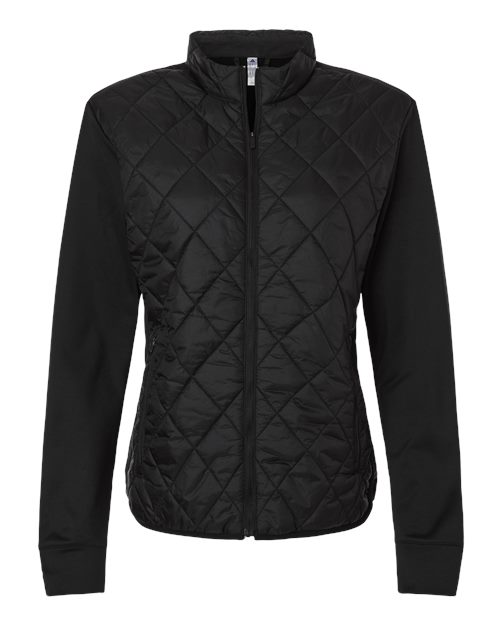 Adidas Women's Ultimate Quilted Full-Zip Jacket - Black