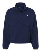 Adidas Women's Go-To Quarter-Zip Jacket - Collegiate Navy