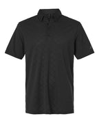 Adidas Men's Ultimate365 Jacquard Polo - Carbon/ Black