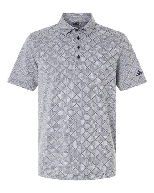 Adidas Men's Ultimate365 Jacquard Polo - Collegiate Navy/ White