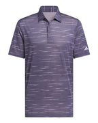 Adidas Men's Ultimate365 Mesh Glimmer Print Polo - Preloved Violet