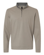 Adidas Men's Ultimate365 Classic Quarter-Zip Pullover - Putty Beige