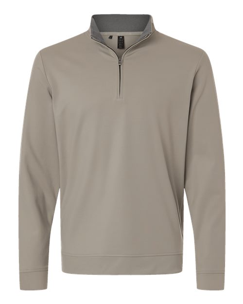 Adidas Men's Ultimate365 Classic Quarter-Zip Pullover - Putty Beige