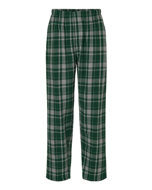 Boxercraft Men's Harley Flannel Pants (Part 2 of 5) - Green Jordan Plaid