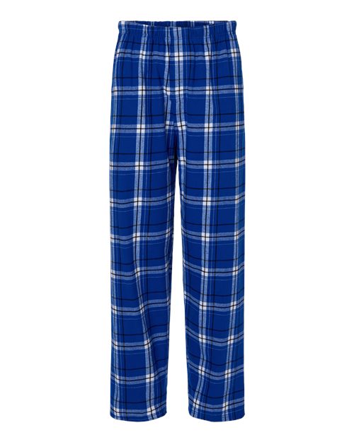 Boxercraft Men's Harley Flannel Pants (Part 1 of 5) - Electric Royal Carnegie Plaid 