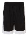 Augusta Sportswear Unisex Match-Up Basketball Shorts - Black/ White