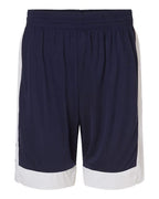 Augusta Sportswear Unisex Match-Up Basketball Shorts - Navy/ White