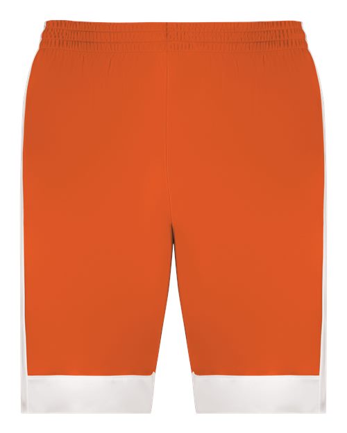 Augusta Sportswear Unisex Match-Up Basketball Shorts - Orange/ White