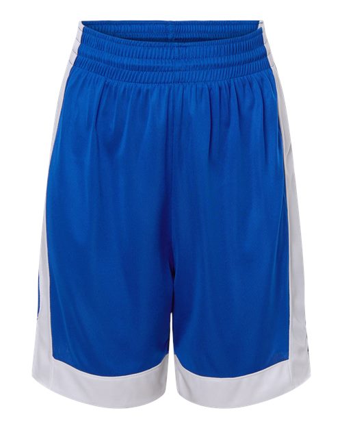 Augusta Sportswear Youth Match-Up Basketball Shorts - Royal/ White
