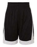 Augusta Sportswear Youth Match-Up Basketball Shorts - Black/ White
