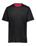Augusta Sportswear Unisex Mesh Reversible Jersey - Black/ Scarlet