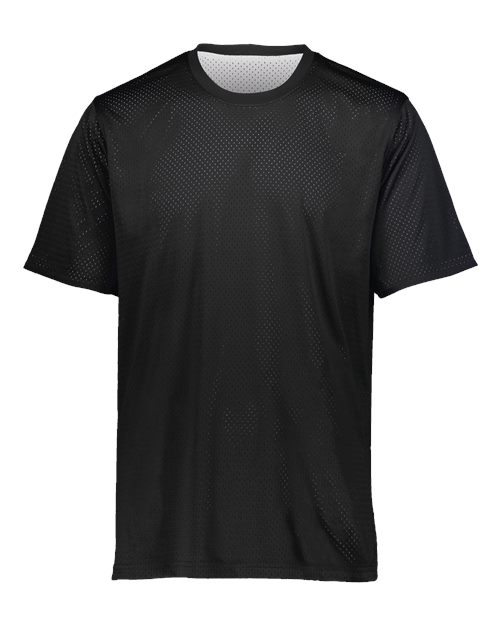 Augusta Sportswear Unisex Mesh Reversible Jersey - Black/ White