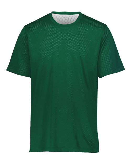 Augusta Sportswear Unisex Mesh Reversible Jersey - Dark Green/ White