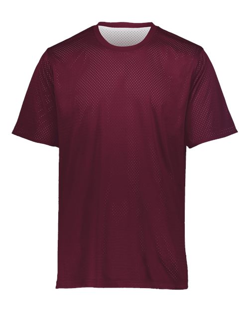 Augusta Sportswear Unisex Mesh Reversible Jersey - Maroon/ White