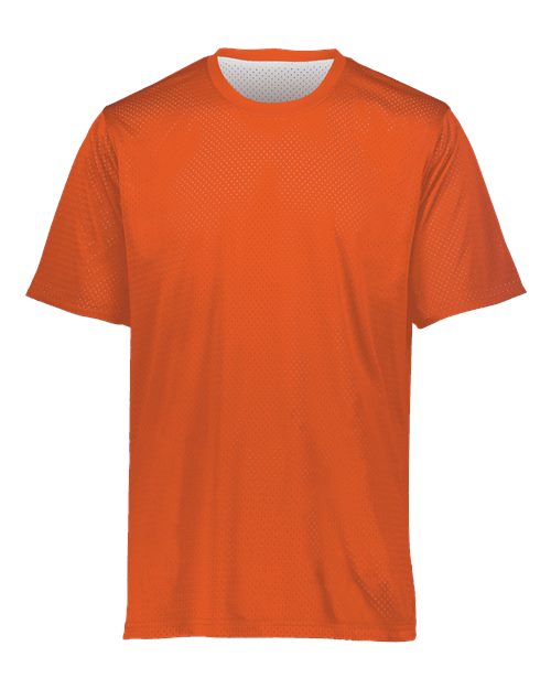 Augusta Sportswear Unisex Mesh Reversible Jersey - Orange/ White