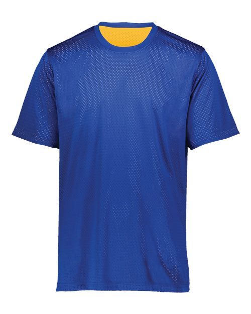 Augusta Sportswear Unisex Mesh Reversible Jersey - Royal/ Gold