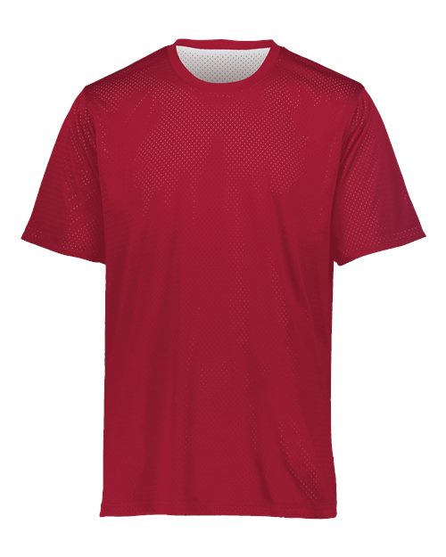 Augusta Sportswear Unisex Mesh Reversible Jersey - Scarlet/ White