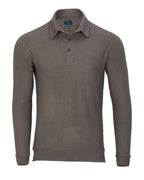 Boxercraft Men's Cuddle Sweater Polo - Meditation Grey