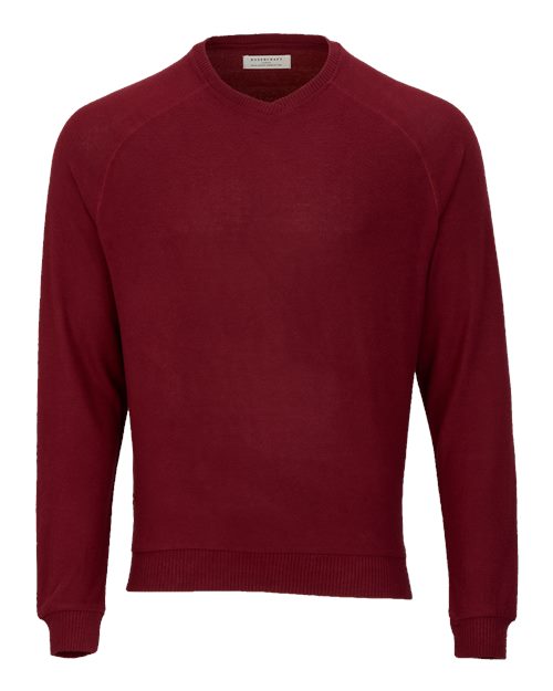 Boxercraft Men's Cuddle Cross-Neck Sweater - Mantra Red