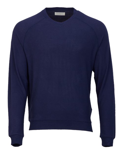 Boxercraft Men's Cuddle Cross-Neck Sweater - Navy
