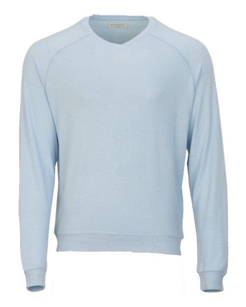 Boxercraft Men's Cuddle Cross-Neck Sweater - Sky Blue