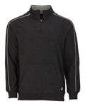 Boxercraft Men's French Terry Quarter-Zip Pullover - Charcoal Heather