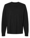 BELLA + CANVAS Unisex Heavyweight Garment-Dyed Long Sleeve Tee - Black