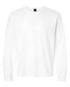 BELLA + CANVAS Unisex Heavyweight Garment-Dyed Long Sleeve Tee - White