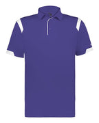 Badger Unisex On the Rise Polo (Part 2 of 2) - Purple/ White