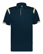 Badger Unisex On the Rise Polo (Part 1 of 2) - Navy/ Vegas Gold