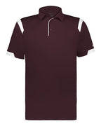 Badger Unisex On the Rise Polo (Part 1 of 2) - Maroon/ White