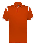 Badger Unisex On the Rise Polo (Part 1 of 2) - Burnt Orange/ White