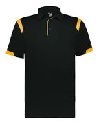 Badger Unisex On the Rise Polo (Part 1 of 2) - Black/ Gold