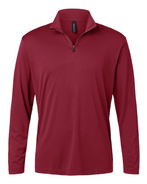 AllPro Men's Pro-Lock Performance Quarter-Zip Pullover (Part 1 of 2) - Cardinal
