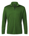AllPro Men's Pro-Lock Performance Quarter-Zip Pullover (Part 2 of 2) - Olive Green