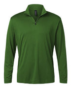 AllPro Men's Pro-Lock Performance Quarter-Zip Pullover (Part 2 of 2) - Olive Green