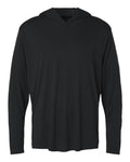 AllPro Unisex Pro-Lock Performance Hooded Long Sleeve T-Shirt - Black