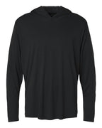 AllPro Unisex Pro-Lock Performance Hooded Long Sleeve T-Shirt - Black