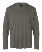 AllPro Unisex Pro-Lock Performance Hooded Long Sleeve T-Shirt - Charcoal
