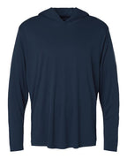AllPro Unisex Pro-Lock Performance Hooded Long Sleeve T-Shirt - Navy