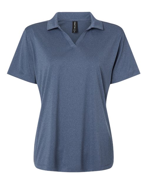 AllPro Women's Pro-Lock Performance Polo (Part 1 of 2) - Heather Navy