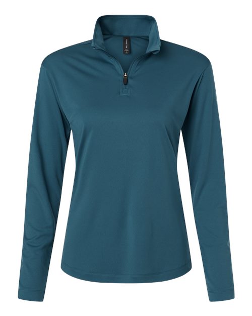 AllPro Women's Pro-Lock Performance Quarter-Zip Pullover (Part 1 of 2) - Atlantic Blue