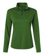 AllPro Women's Pro-Lock Performance Quarter-Zip Pullover (Part 1 of 2) - Olive Green