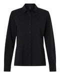 AllPro Women's Pro-Flex Sorona® Button Down Shirt - Black