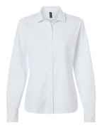 AllPro Women's Pro-Flex Sorona® Button Down Shirt - White